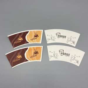 Disposable Food Grade Beverages Custom Printing Double-Sided Cut 1.5OZ 2OZ 2.5OZ Coated Paper Cup <b>Fan</b> - Product Image 2