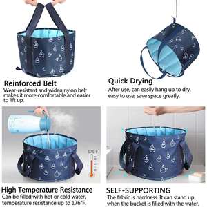 Nuevo Bañador de Pies Plegable para Viaje, Tazón para Lavado Facial, Cubeta Plegable para Exteriores, Cubeta para Remojar Pies - Product Image 4