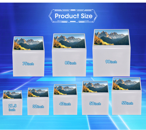 32 43 55 inch tự phục vụ quảng cáo kiosk L hình dạng thường vụ tương tác màn hình cảm ứng hiển thị kỹ thuật số Totem màn hình cho trung tâm mua sắm - Product Image 4