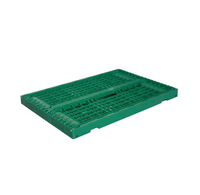 Caisses en maille pliables et empilables en plastique de stockage logistique de nourriture de fruits de livraison de supermarché agricole robuste