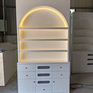 Meuble de Rangement Moderne et Simple Multi-Niveaux pour Vernis à Ongles et Cosmétiques avec Finition Laquée et Présentoir pour Soins des Ongles pour Salons de Beauté - Product Image 2