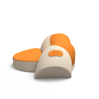 Oreiller de massage intelligent à chaleur, shiatsu, vibrations, soulagement de la douleur, mousse à mémoire de forme, soutien cervical, soutien lombaire, rechargeable