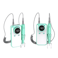 Machine à ongles électrique rechargeable professionnelle, batterie 2500mAh, 30000 tr/min, grand écran LED, outil portable pour manucure et pédicure