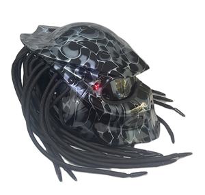 Casque Bluetooth intelligent pour moto, casque rétro vintage Evo, visière en fibre de carbone, casques pour moto vintage - Product Image 2