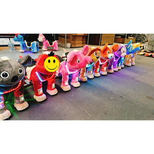 Trẻ em <span class=keywords><strong>Furry</strong></span> Zippy Pet đi xe trên động vật sang trọng điện xe tay ga trong trung tâm mua sắm - Product Image 3