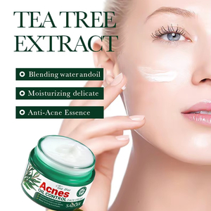 OEM Sadoer Tea Tree Crema para eliminar el acné Cuidado de la piel facial antiacné Crema hidratante para el acné - Product Image 1