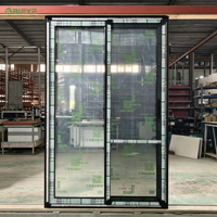 Puerta Corredera de Aluminio Serie 68 con Rotura de Puente Térmico, Doble Acristalamiento para Patio de Casa, Gran Apertura Decorativa