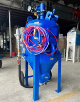 Enlever la rouille haute pression humide Mobile sableuse Pot manuel sablage Machine réservoir sec humide sablage polissage sans poussière