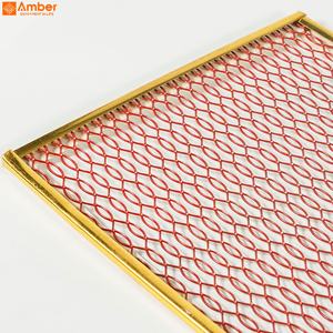 Rete Metallica Espansa Decorativa in Acciaio Inox Diamantato Spesso su Misura, Leggera, per Griglie <span class=keywords><strong>Auto</strong></span> - Product Image 6