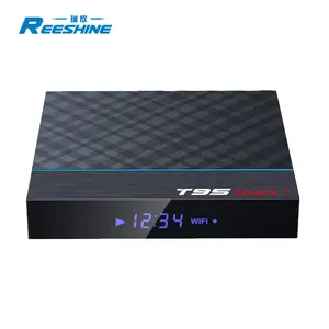 Newest Chipset HD TV box amlogic S905X3 tvbox T95 max+ quad core android9.0 OS wireless t95 max plus