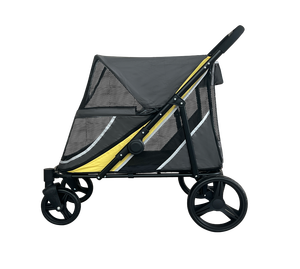 Passeggino <span class=keywords><strong>per</strong></span> Cani di Taglia Grande Certificato ASTM, Carrozzina di Lusso Pieghevole <span class=keywords><strong>per</strong></span> Animali Domestici, 5 Modalità di Trasporto, Rete Traspirante, Tessuto Rimovibile e Lavabile - Product Image 4