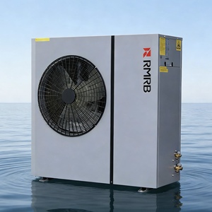 Pompe à chaleur monobloc air-eau EVI R32/8,2 kW prête à être expédiée, A+++, CE, ERP, COP élevé, système CVC de forme carrée - Product Image 1