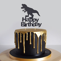 Dinosaurier Park Kuchen Dekorationen Plug-in Ornamente Kreativer Geburtstag Tyranno saurus Rex Wald Backen Thema