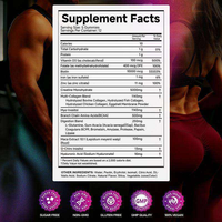 AHUALYN Créatine Monohydrate en Gummies Compléments Sportifs pour Adultes Halal 5000mg Saveur Fraise 60 Unités Gestion du Poids
