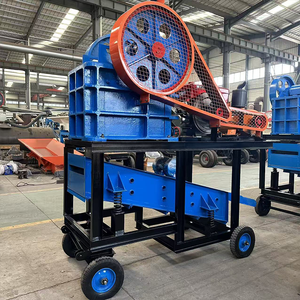 Frantoio a mascelle HAOTUO PE400X600 per ghiaia e minerali con vaglio vibrante, motore AC <span class=keywords><strong>mobile</strong></span>, alta produttività 20-30t/h - Product Image 4