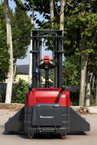 Chariot élévateur à palettes électrique tout-terrain 1,5t 1500kg 3m pour entrepôt extérieur, terrain accidenté, batterie lithium 48V, certifié CE - Product Image 6