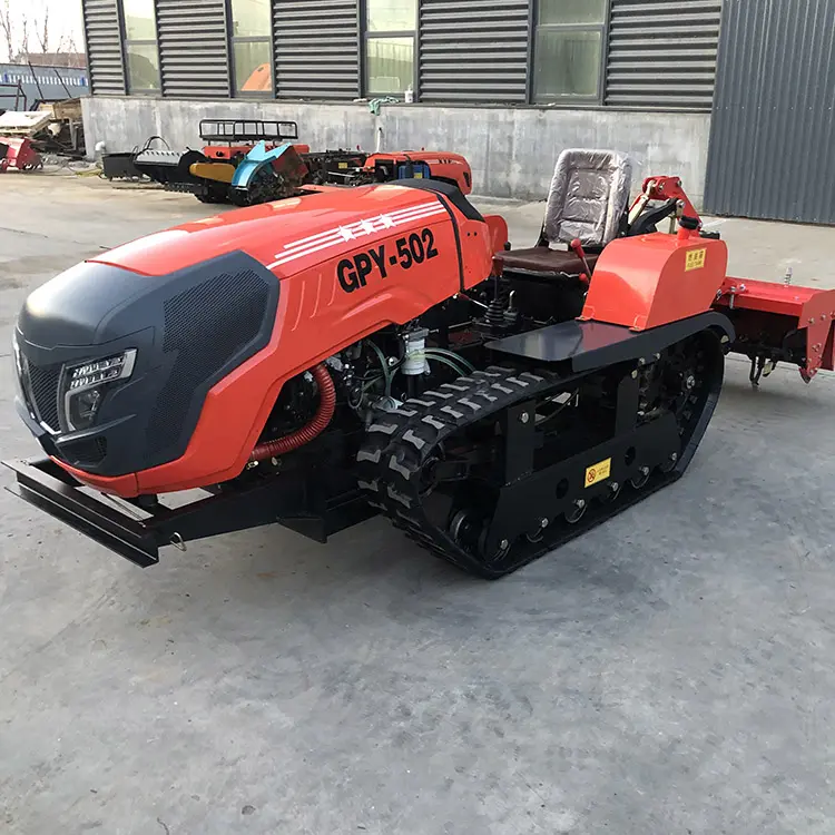 Mini tracteur de jardin à chenilles, fabriqué en chine, tracteur à chenilles moyen