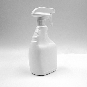 2026 Different Shape HDPE Detergent Bottles Factory Stock 500ml Spray <b>Cleaner</b> Bottle Hand Button Spray Bottle - Product Image 3
