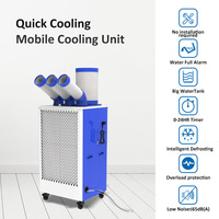 GREENFLY/JJPRO Nuevo Aire Acondicionado Portátil Comercial de 26000 BTU con 3 Mangueras y Enfriamiento Potente para Almacenes/Sótanos/Hoteles/Talleres