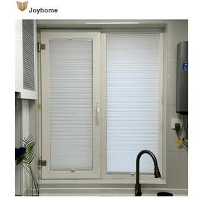 Venta directa de fábrica, ventanas abatibles de doble acristalamiento irrompibles, ventanas abatibles de PVC con mosquitera