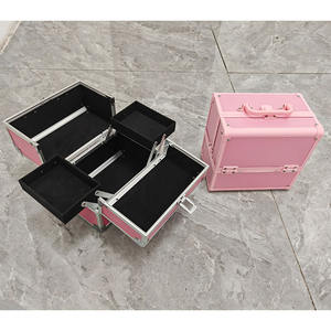 Gran oferta, multibandejas sudamericanas <span class=keywords><strong>para</strong></span> mujeres, maletín <span class=keywords><strong>de</strong></span> <span class=keywords><strong>maquillaje</strong></span> rosa <span class=keywords><strong>de</strong></span> aluminio, estuche <span class=keywords><strong>de</strong></span> belleza <span class=keywords><strong>de</strong></span> almacenamiento <span class=keywords><strong>de</strong></span> viaje profesional, <span class=keywords><strong>maquillaje</strong></span> - Product Image 4