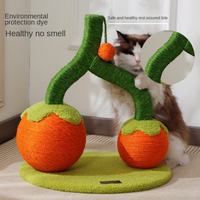Ensemble de jouets de luxe et durables pour chat : griffoir vertical, corde de chanvre pour affûter les griffes, cadre de jeu avec balle de capture, pour l'escalade en intérieur