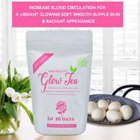Chinaherbs Marque Privée Soin Naturel de la Peau Thé Éclatant pour la Beauté, le Blanchiment et l'Éclaircissement à Base de Plantes, Sachet de Thé et Thé pour la Peau Saine et Lumineuse
