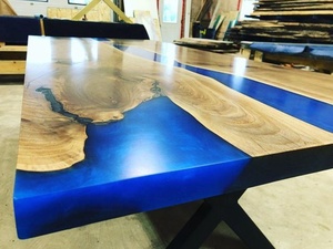MTBJZJ Thick Pour Clear <strong>Epoxy</strong> Resin <strong>Epoxy</strong> <strong>Table</strong> 5-10cm Per Pour Deep Cast River <strong>Table</strong> - Product Image 6