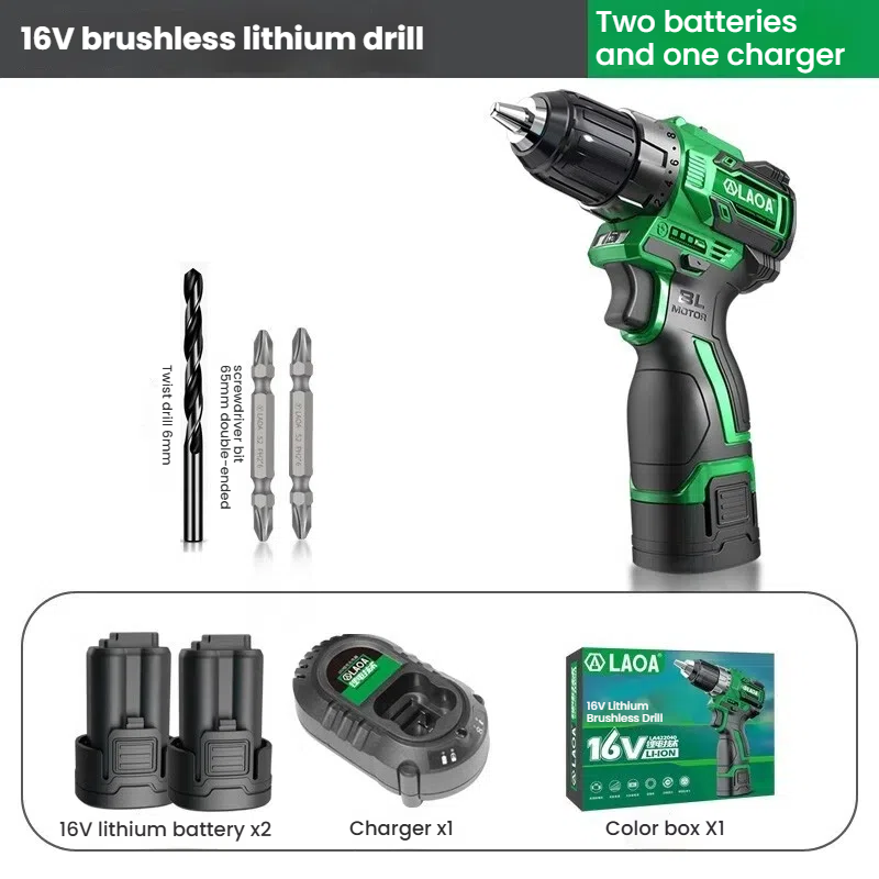 Two batteries and one charger