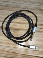 Câble audio de mixage et d'amplification Type-C vers 6,35 mm pour téléphone, faisceau de câbles pour casque et haut-parleur