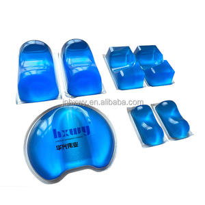 Supporto per Tallone e Caviglia in Gel Polimerico, Morbido e Confortevole, Blu, per Terapia Riabilitativa - Product Image 2