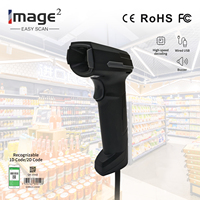 Lector de Códigos de Barras HC-880, Inalámbrico, 1D, 2D, QR, Escáner de Códigos de Barras para Recibos, Caja Registradora, Inventario, Cheques Bancarios