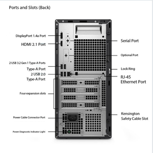 Nuevo Ordenador <span class=keywords><strong>de</strong></span> <span class=keywords><strong>Escritorio</strong></span> Comercial <span class=keywords><strong>Dell</strong></span> QCT1250 (Intel Core I7-14700 con Gráficos Integrados), Configuración Personalizada, Sistema Operativo Chrome, SSD, para Empresas - Product Image 3