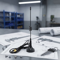 Antenne externe à base magnétique à gain élevé, bobine à ressort omnidirectionnelle SMA mâle pour passerelle IoT 433 MHz 868 MHz 915 MHz, concentrateur de signal