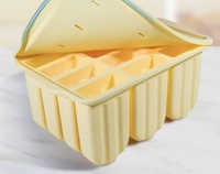 Moules à crème glacée en silicone à 12 cavités Moule à popsicle sans BPA Moules à glace faits maison avec bâtons