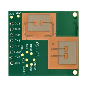 Hi-Link 3.3V 2T2R PCB 1MB flaş gerçek zamanlı monitör insan özellikleri solunum kalp atışı algılama radar modülü HLK-LD6002