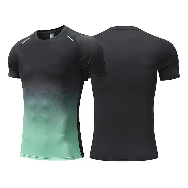 camicia corta verde