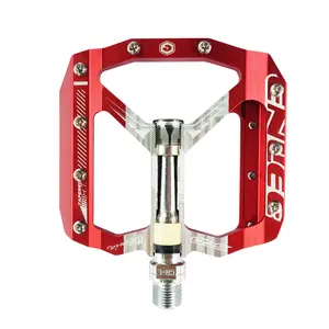 Dog-cheap ENLEE Bike Pedal Mountain Bike Pedal Plate Wide Comfortable Aluminum Alloy Pedal UD Perrin Bearing