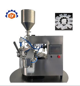 Etiqueta adhesiva semiautomática, bolsa de pie, bolsa de plástico, máquina de etiquetado plano de superficie plana - Product Image 3