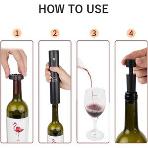 Custom <b>Wine</b> Opener Automatic Opener Wholesale <b>Plastic</b> Electric <b>Wine</b> Corkscrew for Party <b>Wine</b> Lover Kitchen Accessories Gift - Product Image 4