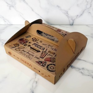 Caixa de Pizza Biodegradável Personalizável de 6, 7, <span class=keywords><strong>8</strong></span> e 9 Polegadas com Forro de Espuma, Caixa de Pizza Personalizada - Product Image 3