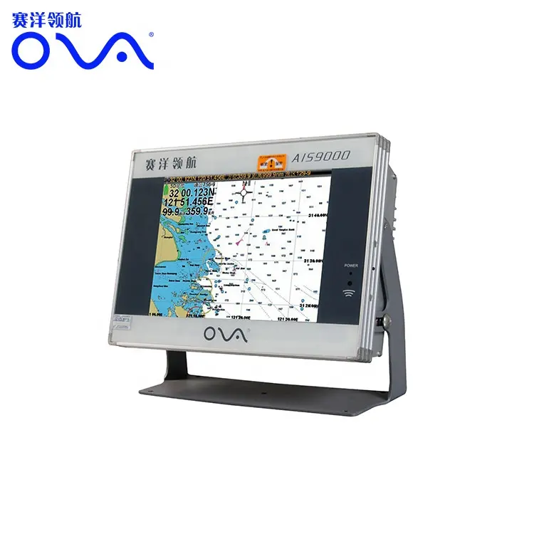 Ccs phê duyệt DC 24V biểu đồ plotter biển GPS biển AIS plotter GPS 10 inch