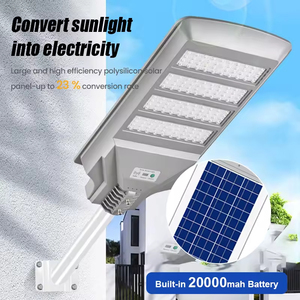 Lampadaire <span class=keywords><strong>solaire</strong></span> <span class=keywords><strong>professionnel</strong></span> tout-en-un 200W 600W IP67 étanche avec capteur radar infrarouge pour l'éclairage des allées - Product Image 4