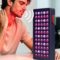 Panneau de luminothérapie LED sans scintillement avec fonction de commande vocale pour le bien-être esthétique et le fitness
