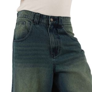 Nouvelle Arrivée Jean Baggy Vintage Bleu Délavé pour Femme, Coupe Ample en Coton, Style Boyfriend Streetwear Grande Taille - Product Image 4