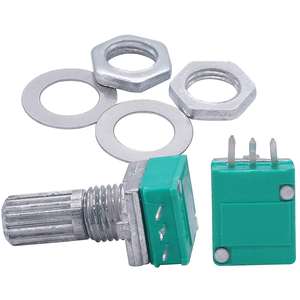 Potentiomètre rotatif à 5 broches RK097NS B500K <span class=keywords><strong>Ohm</strong></span> pour amplificateur audio, double potentiomètre avec interrupteur - Product Image 5