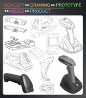 Escáneres de códigos de barras de mano 2D de buena calidad, escáner industrial 2d fijo, escáner de código de barras Android para Shopify
