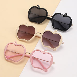 Lunettes <span class=keywords><strong>de</strong></span> <span class=keywords><strong>soleil</strong></span> pour enfants Glazzy New Lunettes <span class=keywords><strong>de</strong></span> <span class=keywords><strong>soleil</strong></span> mignonnes en forme <span class=keywords><strong>de</strong></span> pomme Lunettes décoratives pour enfants Lunettes <span class=keywords><strong>de</strong></span> <span class=keywords><strong>soleil</strong></span> <span class=keywords><strong>de</strong></span> dessin animé pour bébé - Product Image 2