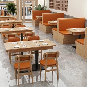 Muebles de Restaurante Comerciales Duraderos al por Mayor, OEM ODM, Muebles Modulares para <span class=keywords><strong>Bar</strong></span>, Cafetería, Catering, Juego de Sillas y Mesa de Comedor - Product Image 2