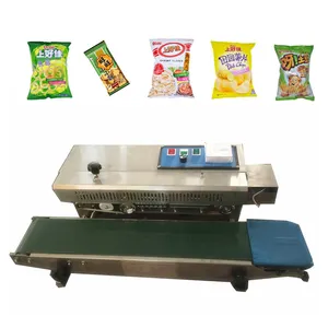 Gas Insert Continuous plastic bags Sealing Machine